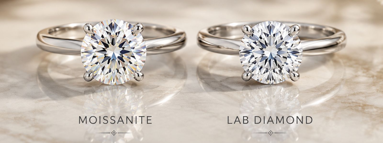 Moissanite Vs Lab Diamond