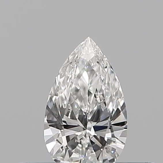 0.07ct Pear Natural Diamond (Colour D, Clarity VVS2, Cut VG, IGI)