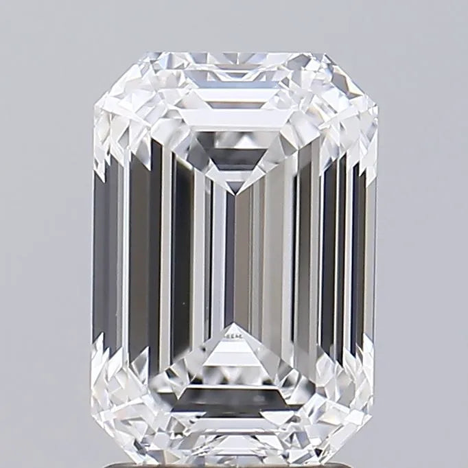 2.33ct Emerald Lab Grown Diamond (Colour D, Clarity IF, IGI)