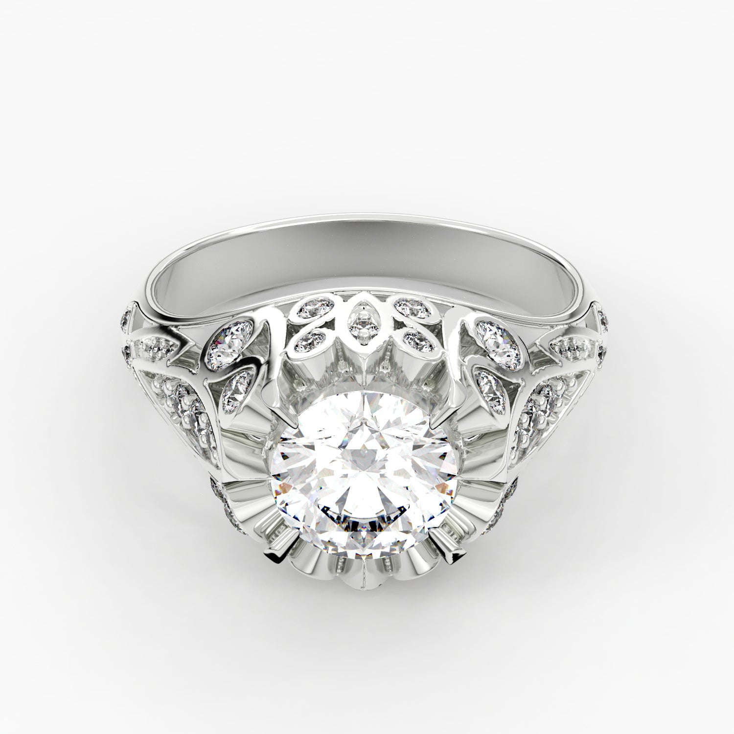 #metal_14K Gold (White)