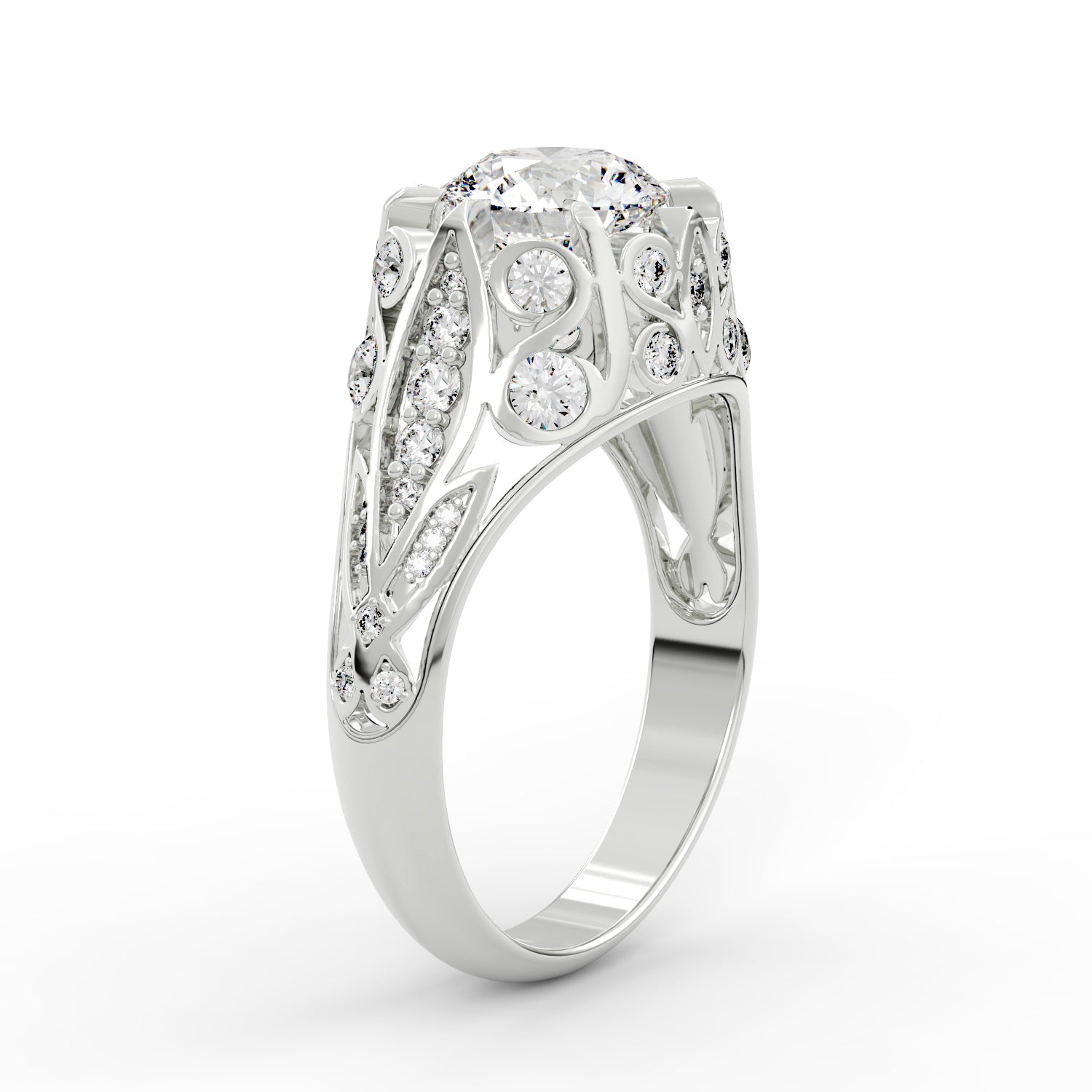 #metal_14K Gold (White)