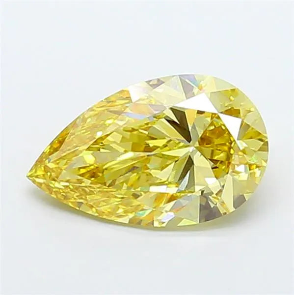 4.00ct Pear Lab Grown Diamond (Colour Fancy Intense Yellow, Clarity VVS2, IGI Certified)