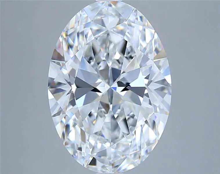 4.05ct Oval Lab Grown Diamond (Colour D, Clarity VVS2, IGI Certified)