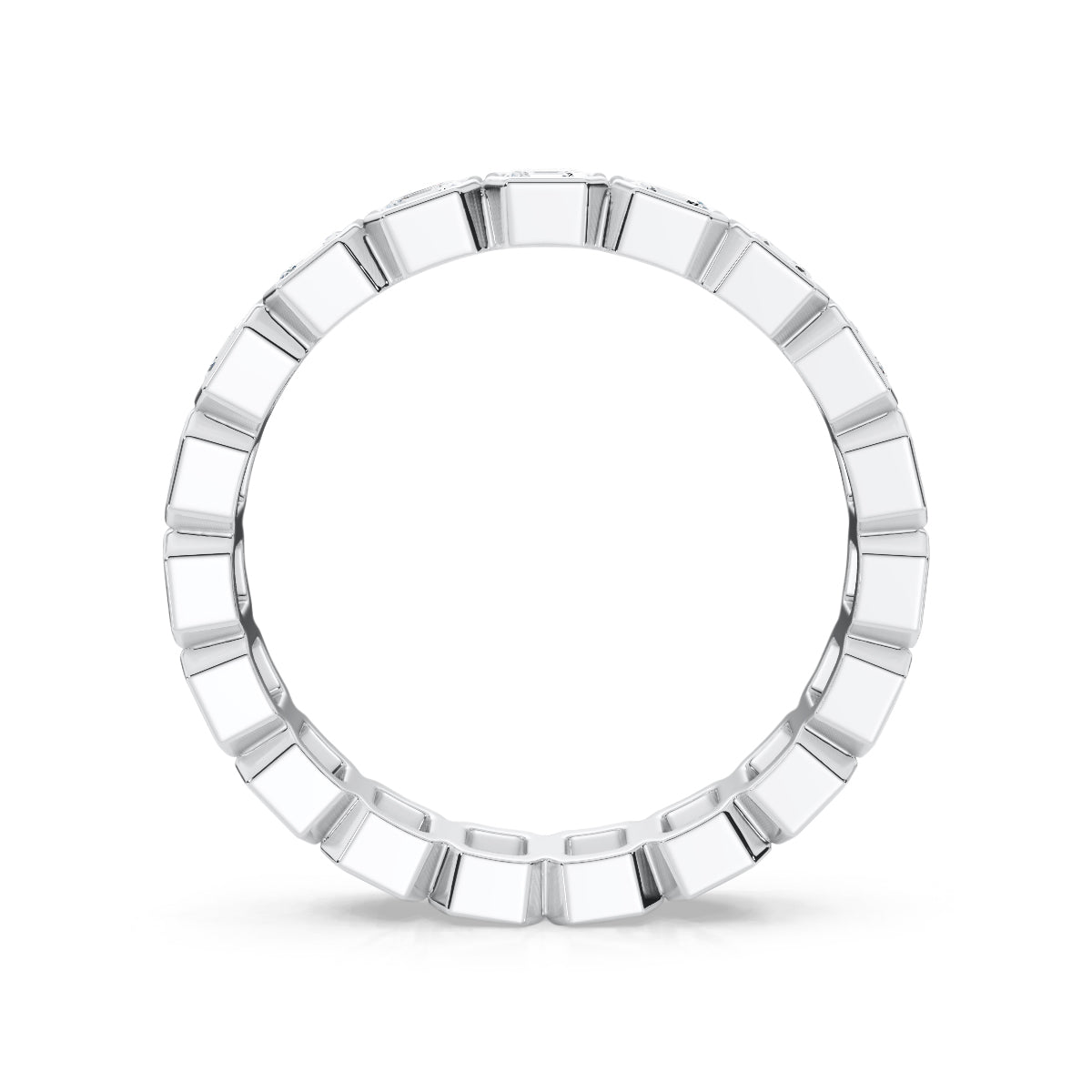 Natural / 18K Gold (White)