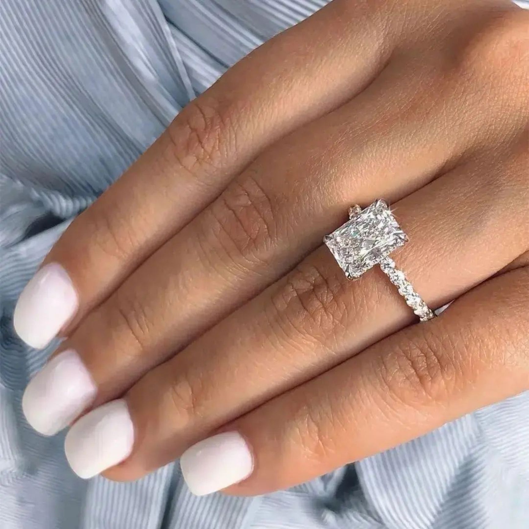 Radiant Diamond Engagement Ring