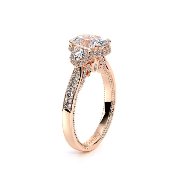 Channel Set Engagement Ring