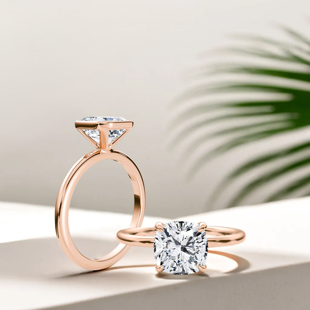 Buy Rose Gold Engagement Rings Online | Miro Jewelers