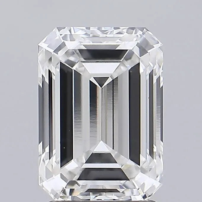 2.52ct Emerald Lab Grown Diamond (Colour E, Clarity VVS2, IGI Certified)