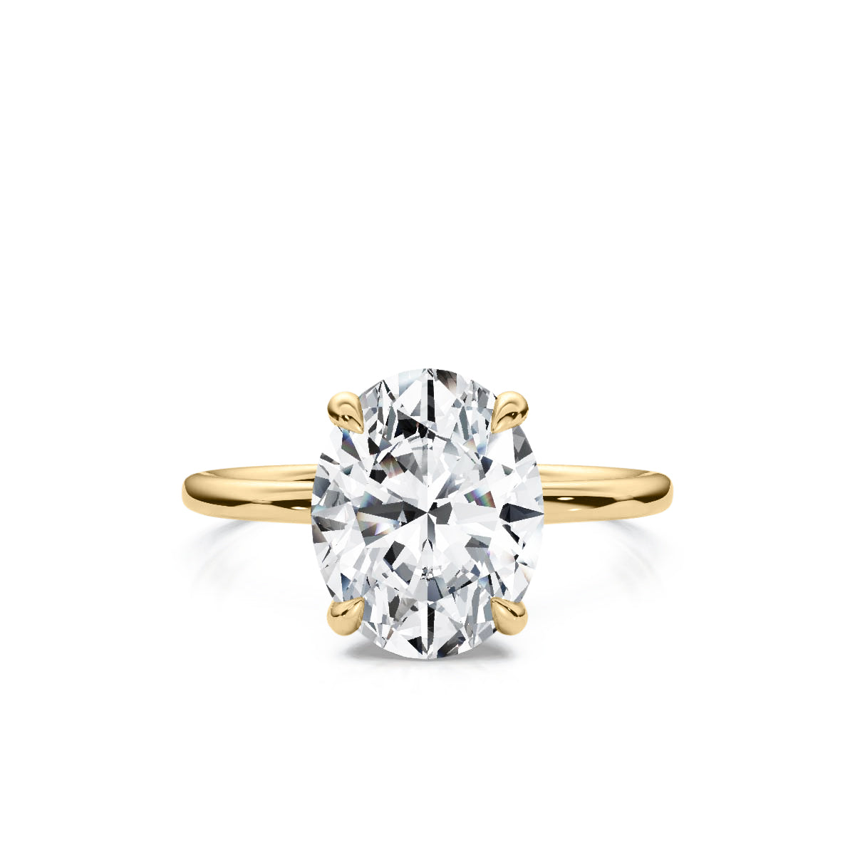 Oval Solitaire Engagement Ring