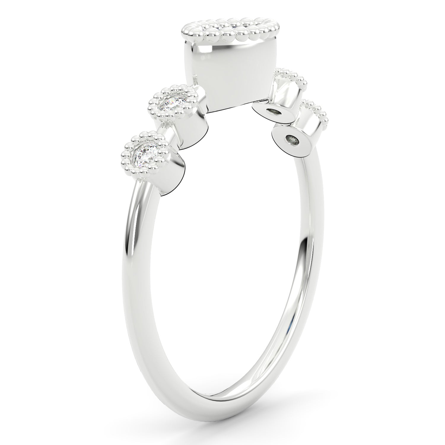 Marquise Sapphire Stackable Wedding Band Miro Jewelers